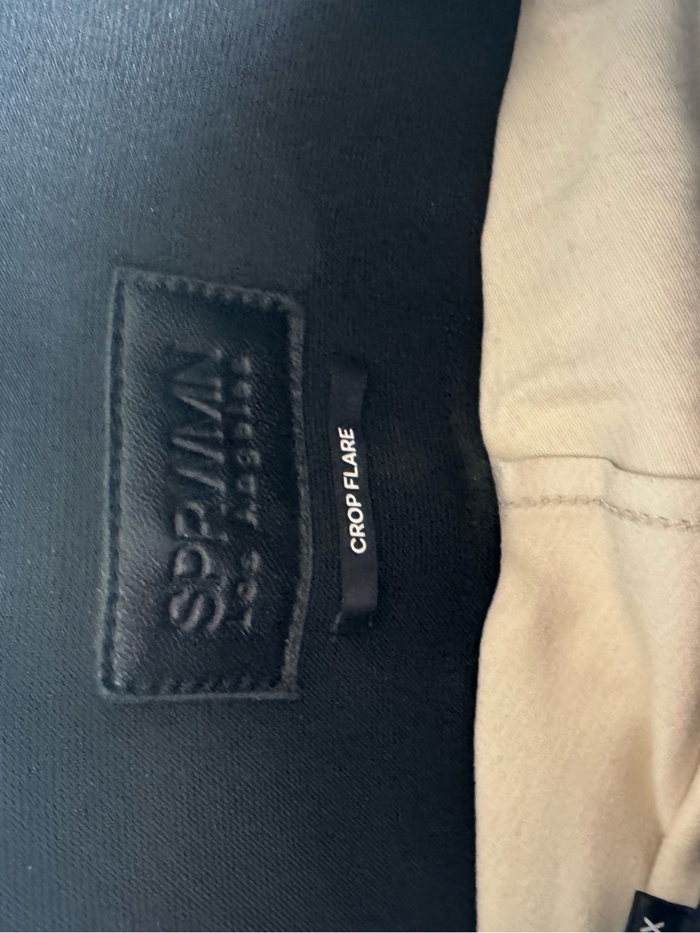 Sprwmn $1,095 100% Lambskin Leather Crop Flare Leggings In Chalk, Size Xs — image 5 of 6